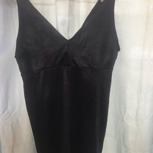 Wild Fable Faux Leather Black Dress Size Large